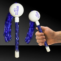 9" Blue Tinsel Maraca